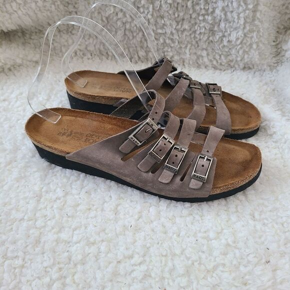Naot 4 buckle Straps Slide Sandals size 11 - Picture 1 of 9